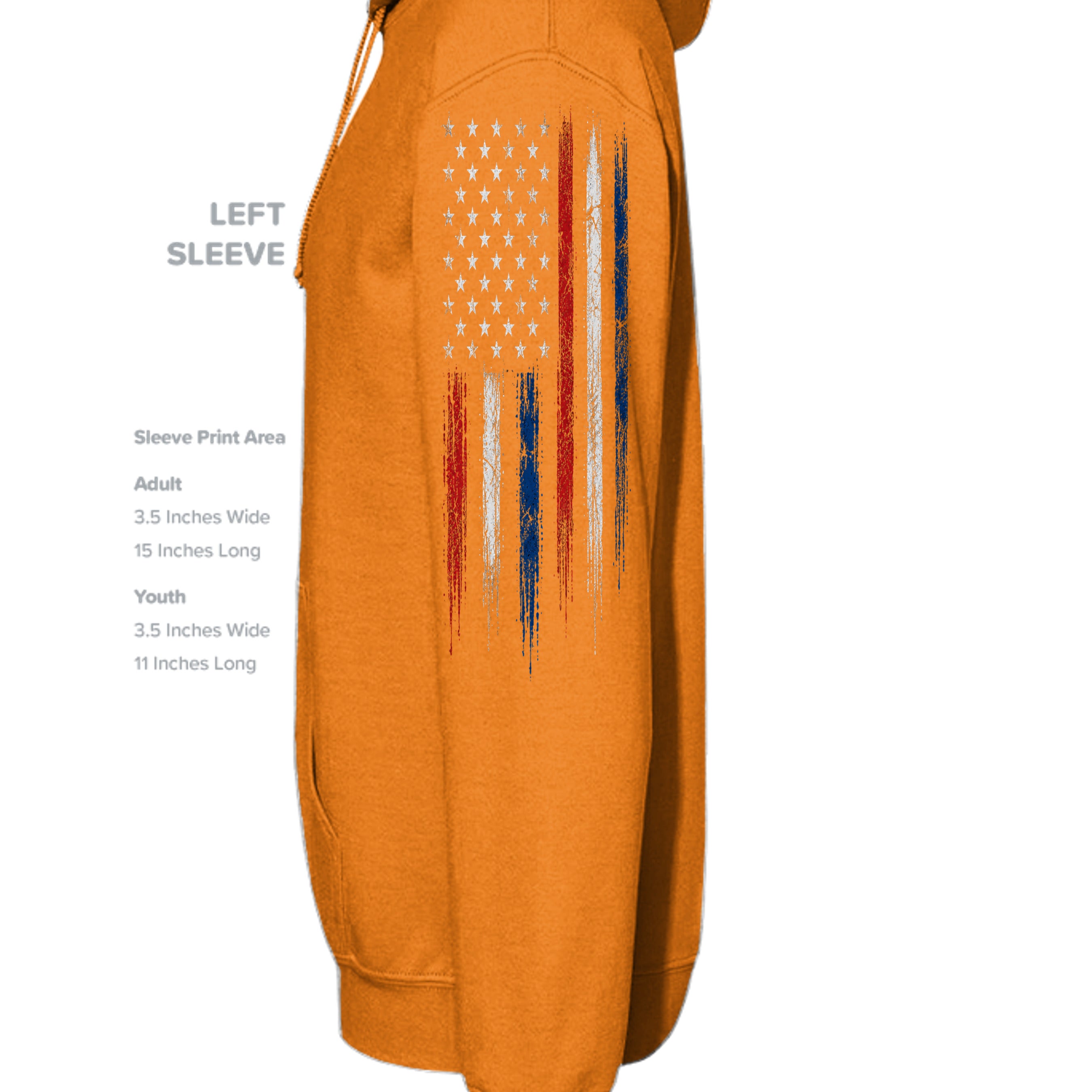 Orange - SS4500 - SLEEVE_LEFT