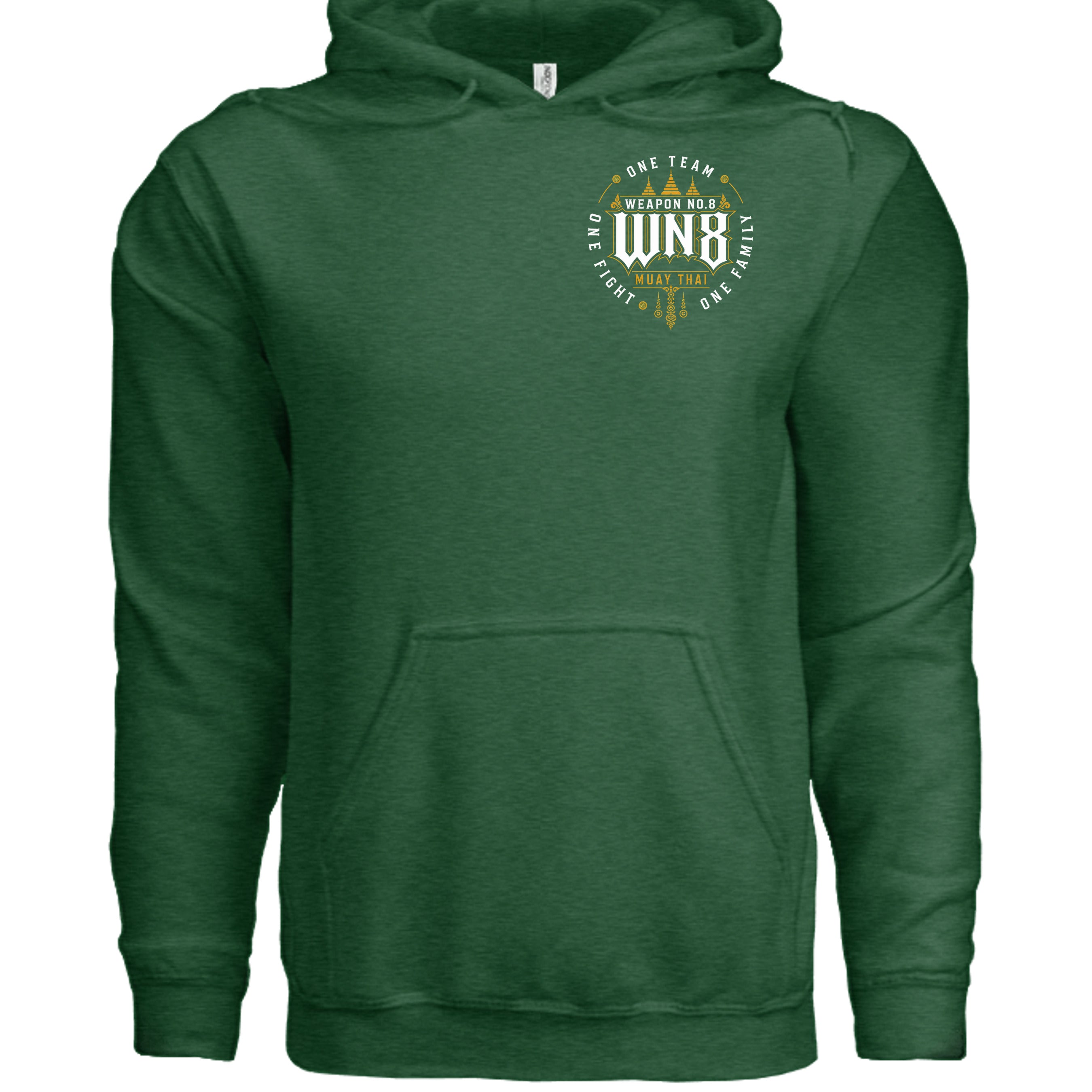 Kelly Green Heather - SS4500 - FRONT