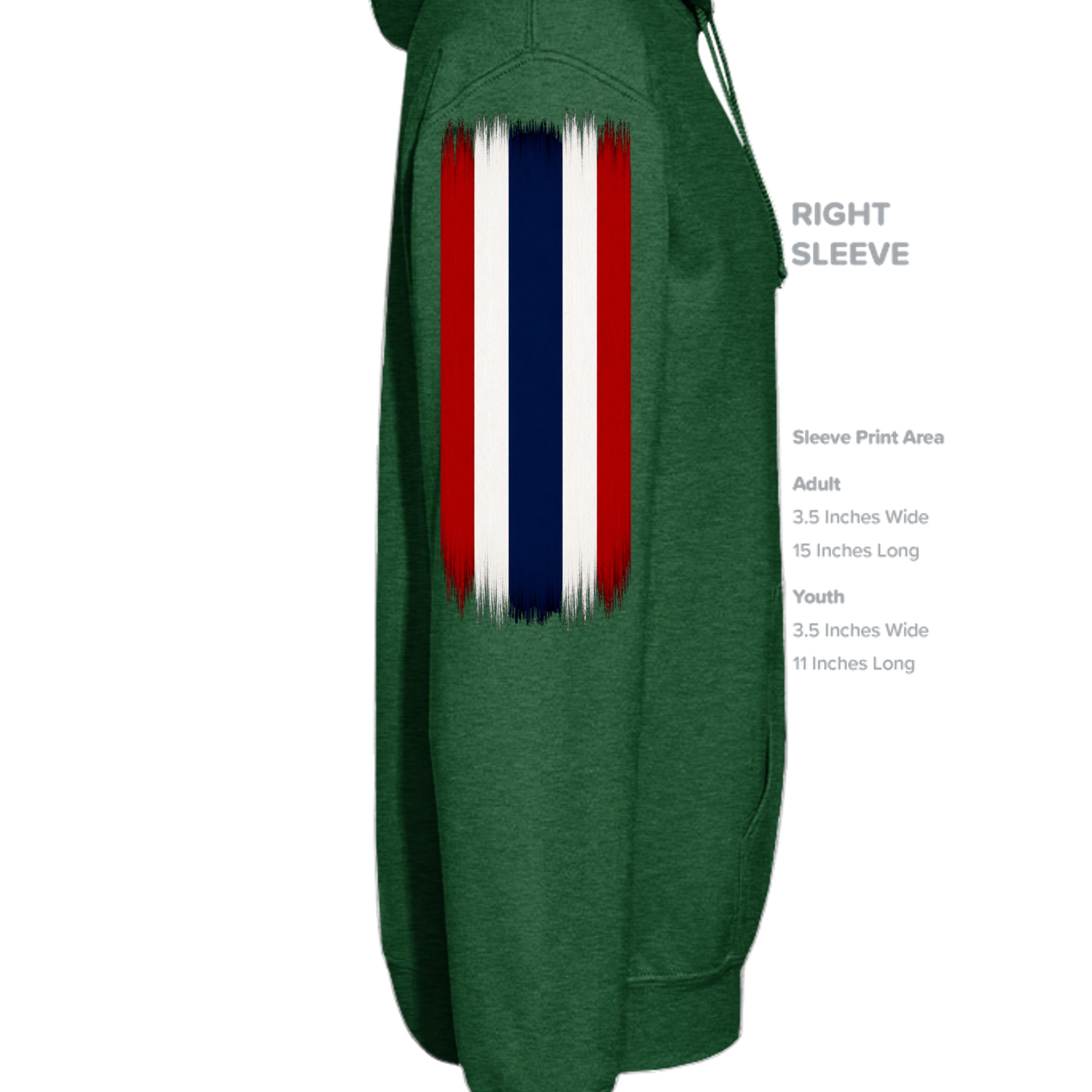 Kelly Green Heather - SS4500 - SLEEVE_RIGHT